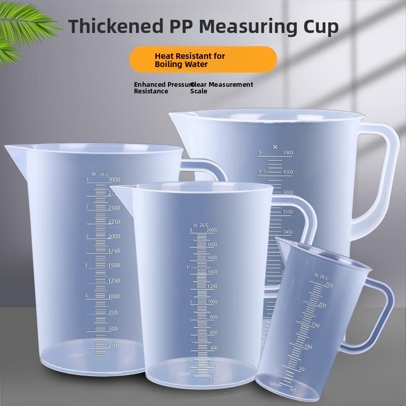 Kitchen Baking Containers - Gelas Ukur Minyak Plastik 6L Transparan,