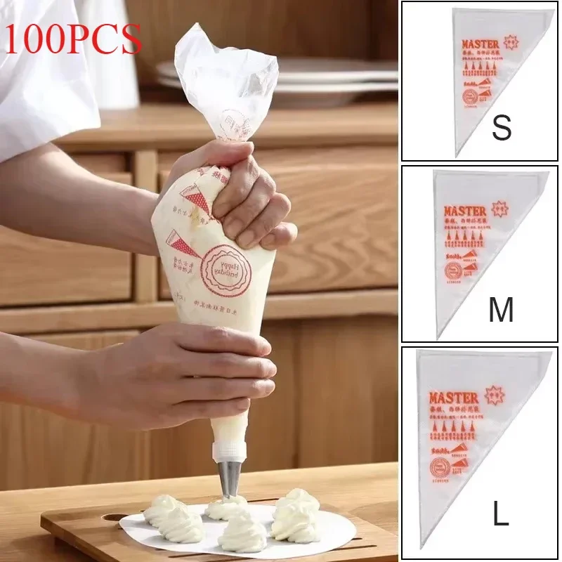 Piping Bag Disposable - 100 Buah Tas Kue Sekali Pakai