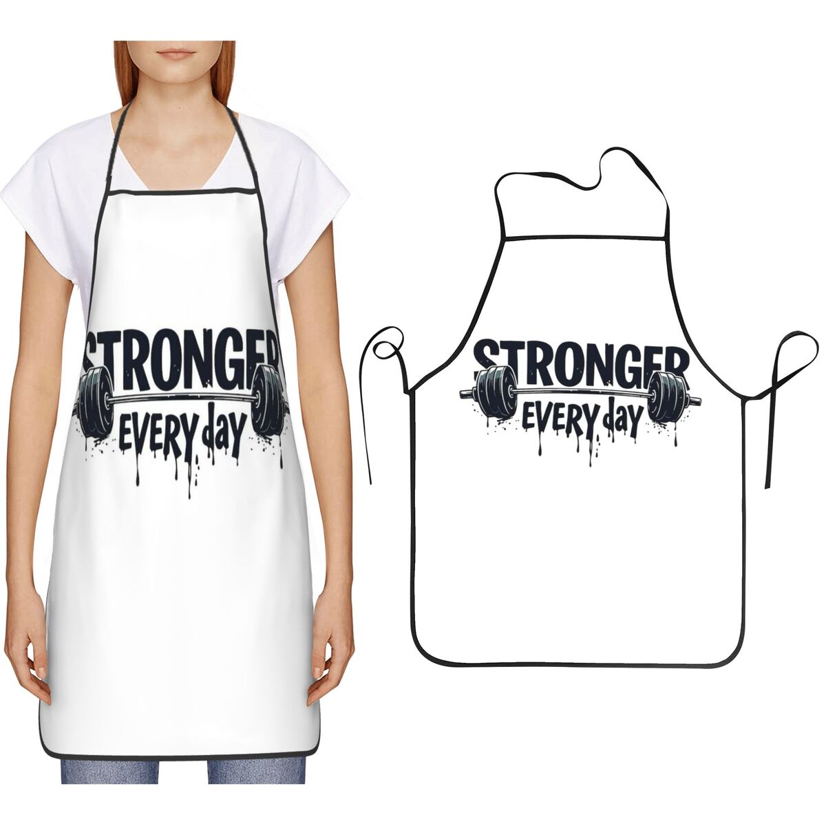 Kitchen Baking Quotes - Celemek Kutipan Motivasi Olahraga Gym Binaraga,