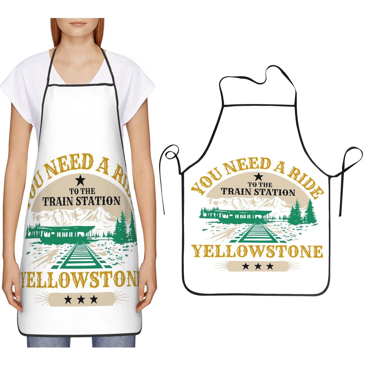 Kitchen Baking Station - Apron Chef Cooking Baking Tablier Bib