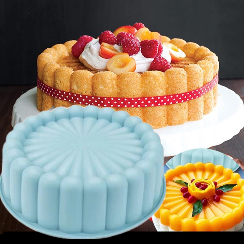 Kitchen Oven Baking Pans - Loyang Kue Charlotte Silikon Cetakan Kue