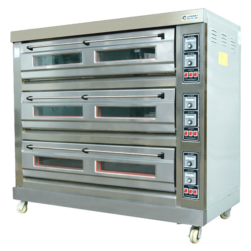 Commercial Kitchen Baking Equipment - Oven Panggang Bersertifikat CE 3 Lapis