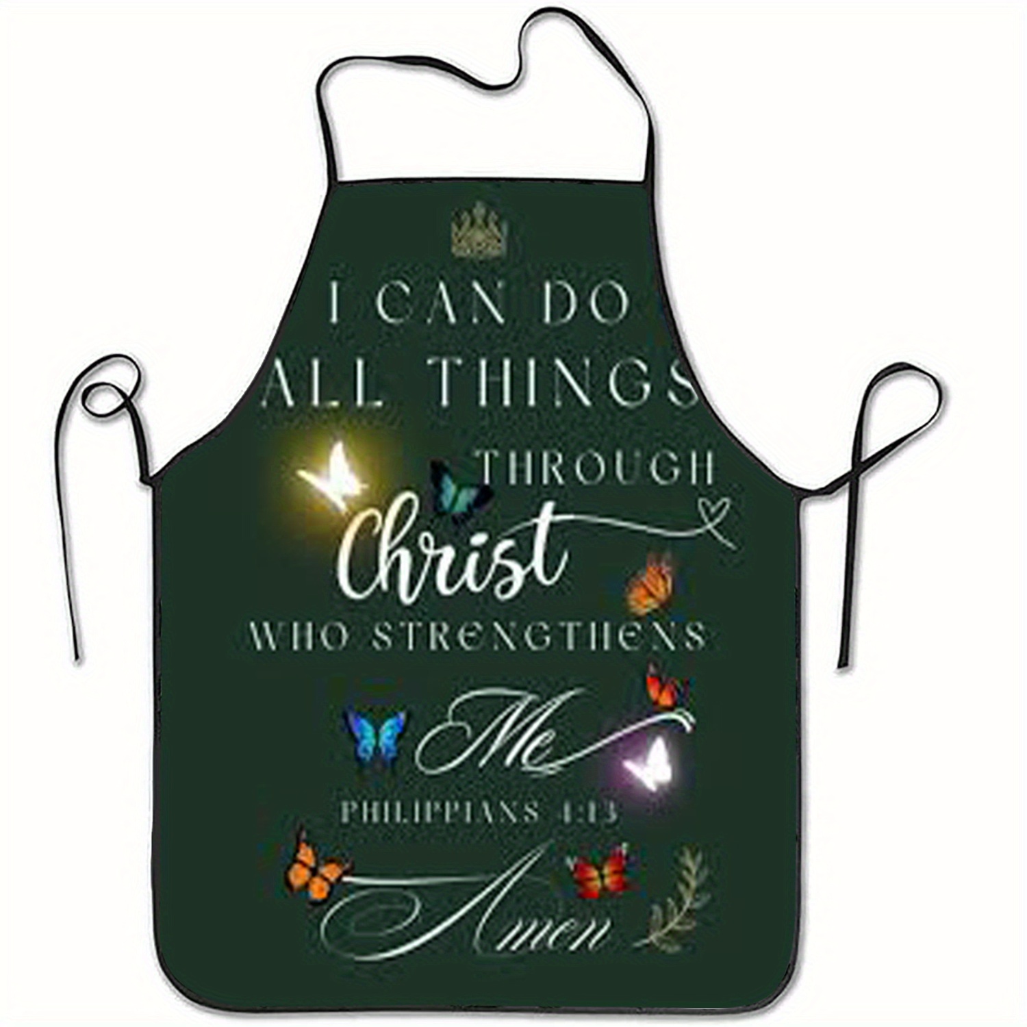Kitchen Baking Quotes - 1 Buah Celemek Kristen dengan Kutipan