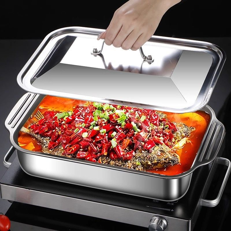 Kitchen Oven Baking Pans - Loyang Panggang Dalam dari Baja Tahan