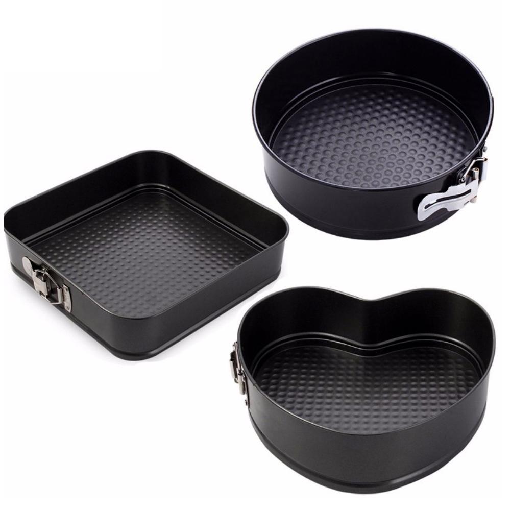 Springform Pan Set - 3 Buah/Set Panci Kue Springform Antilengket
