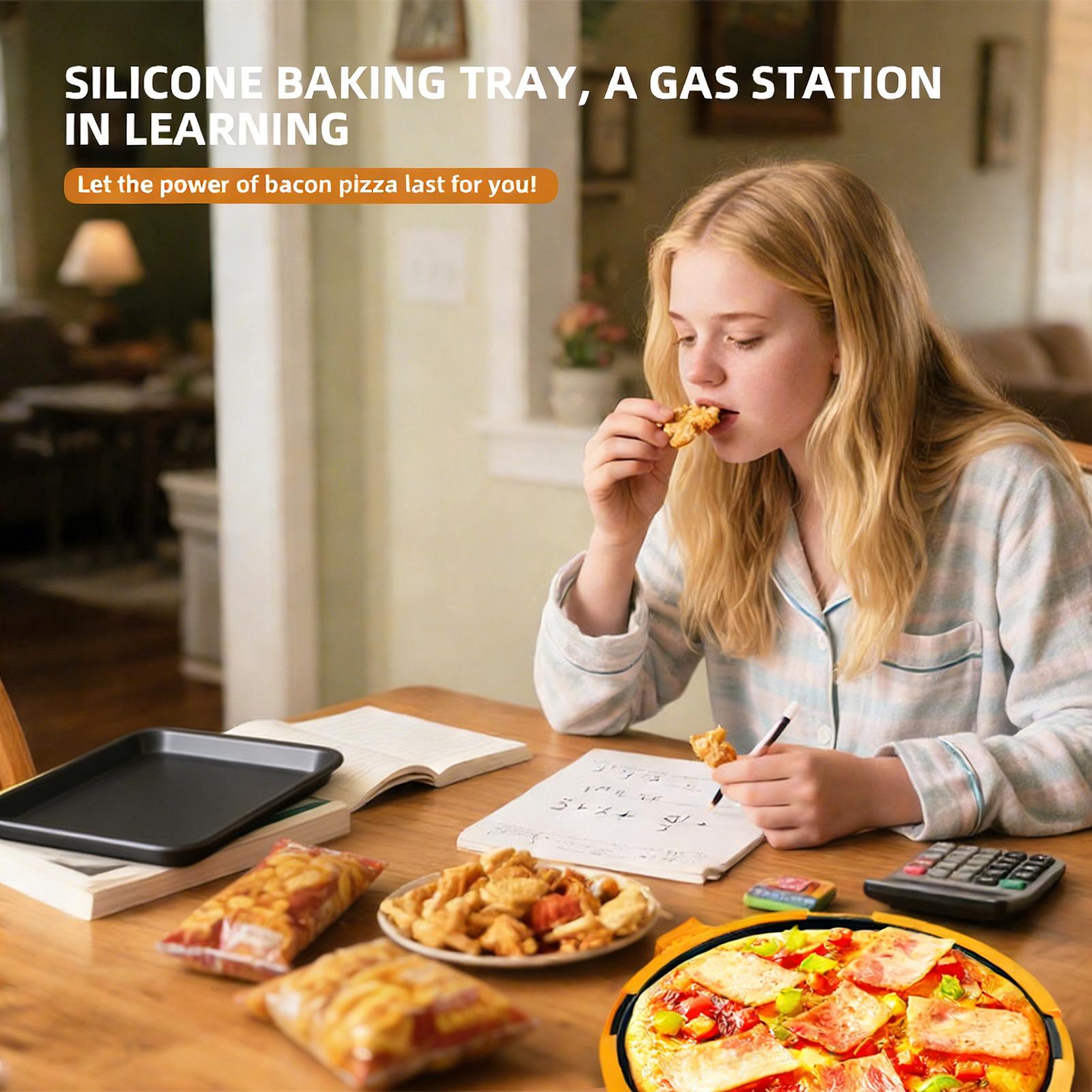 Kitchen Oven Baking Pans - Wadah Panggang Microwave, Loyang Pizza Cepat