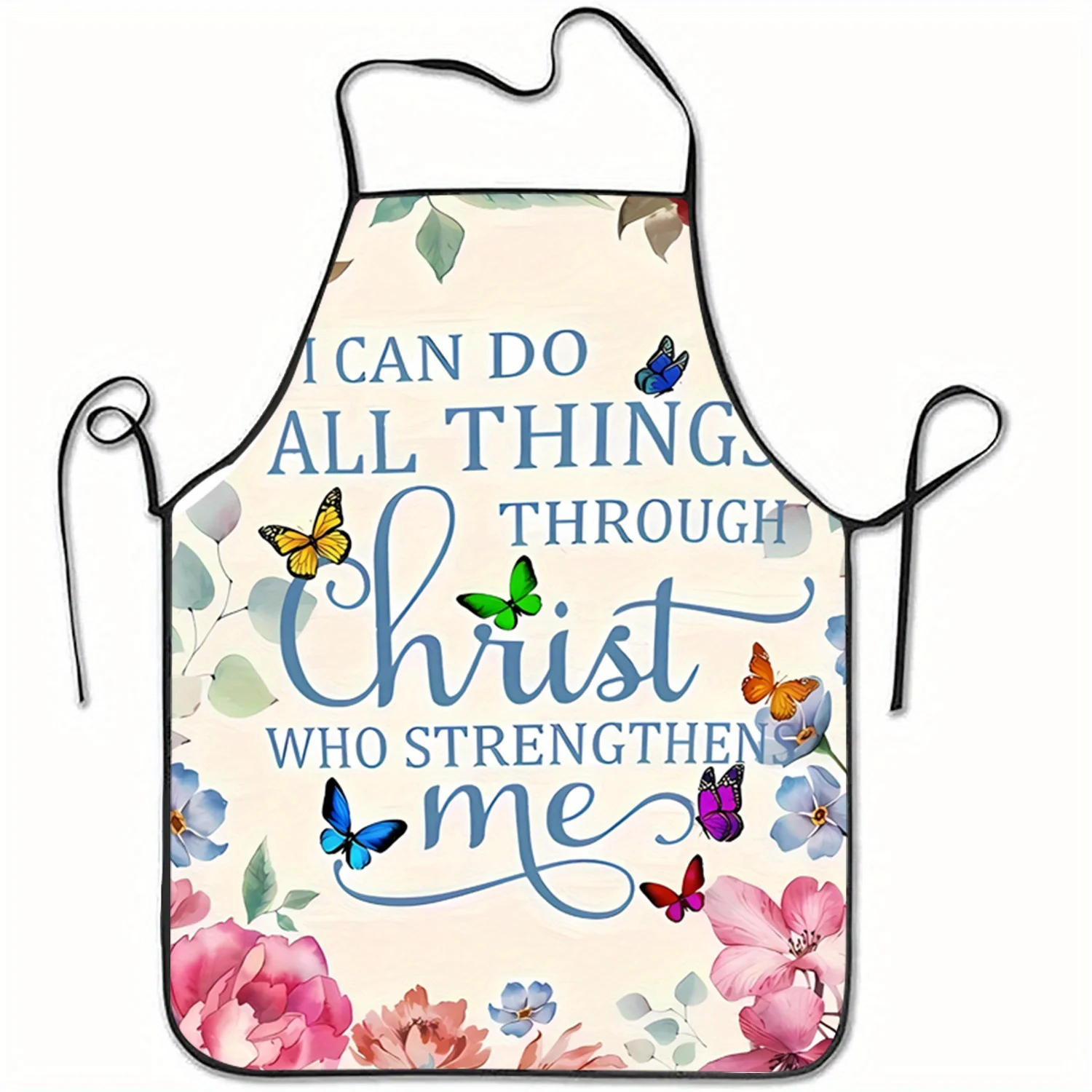 Kitchen Baking Quotes - 1 buah celemek poliester tanpa lengan