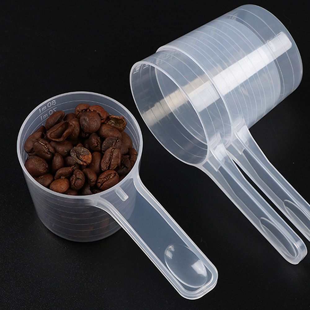Kitchen Baking Kit - 5 Buah/Set Sendok Plastik Transparan Sendok