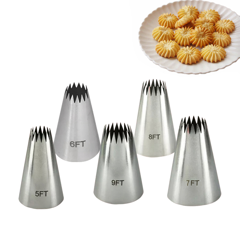 Piping Bag Disposable - 5FT/6FT/7FT/8FT/9FT Stainless Steel Krim Cupcake Kue