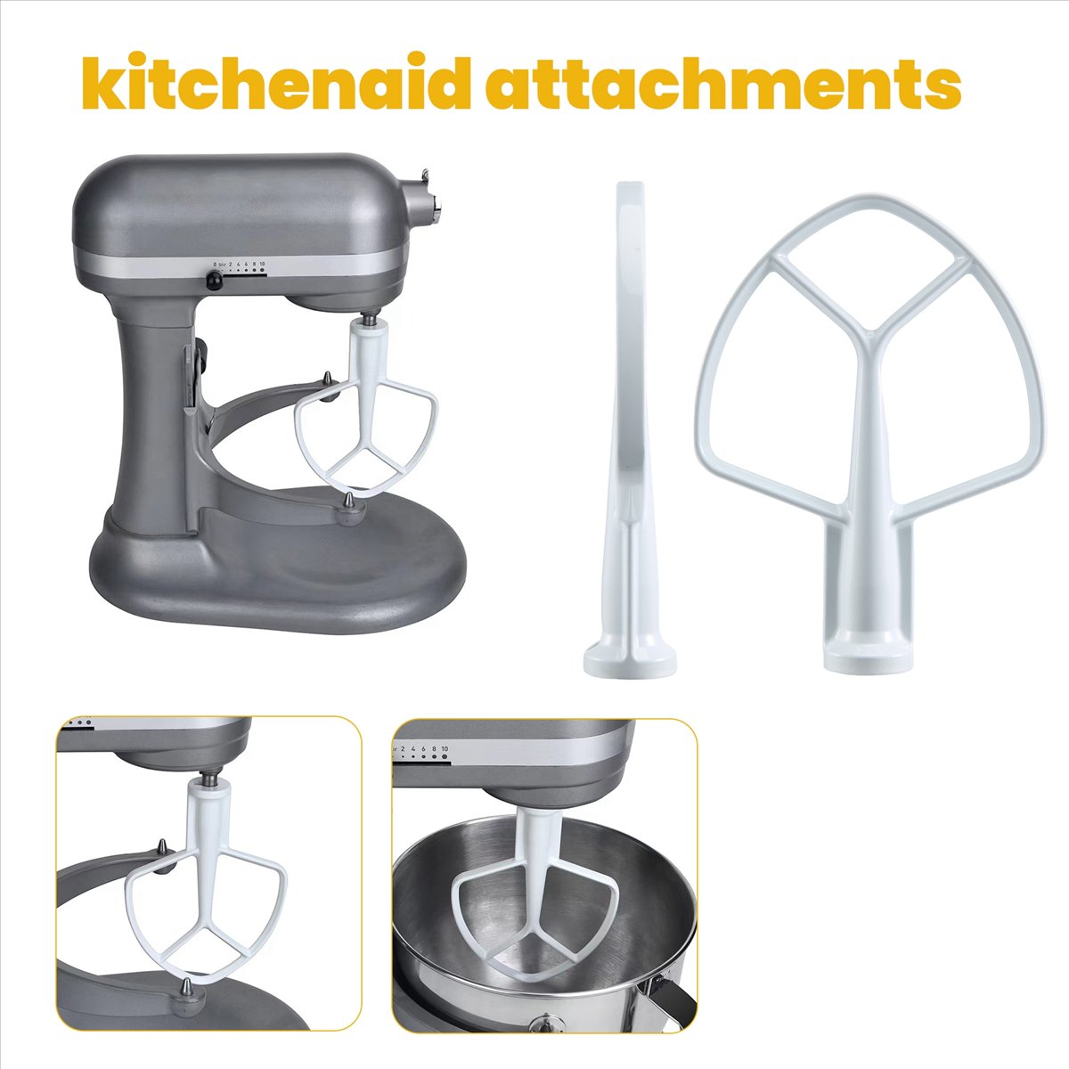 Kitchenaid Baking Set - Doings K5AB K5SS Pengaduk Dapur Berlapis