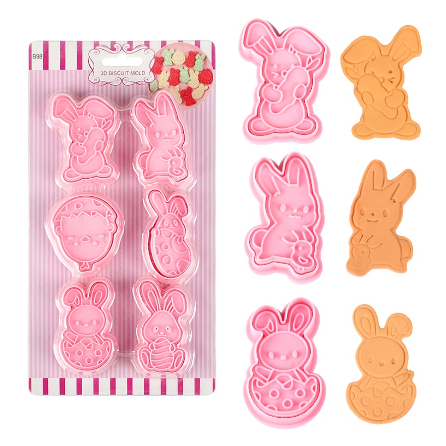 Baking Kitchen Set - 6 Buah/Set Cetakan Fondant Dapur Pemotong
