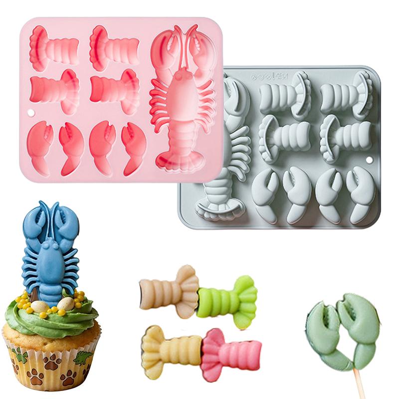 Baking Kitchen Set - Cetakan Cokelat Silikon Lobster, Cetakan Kue