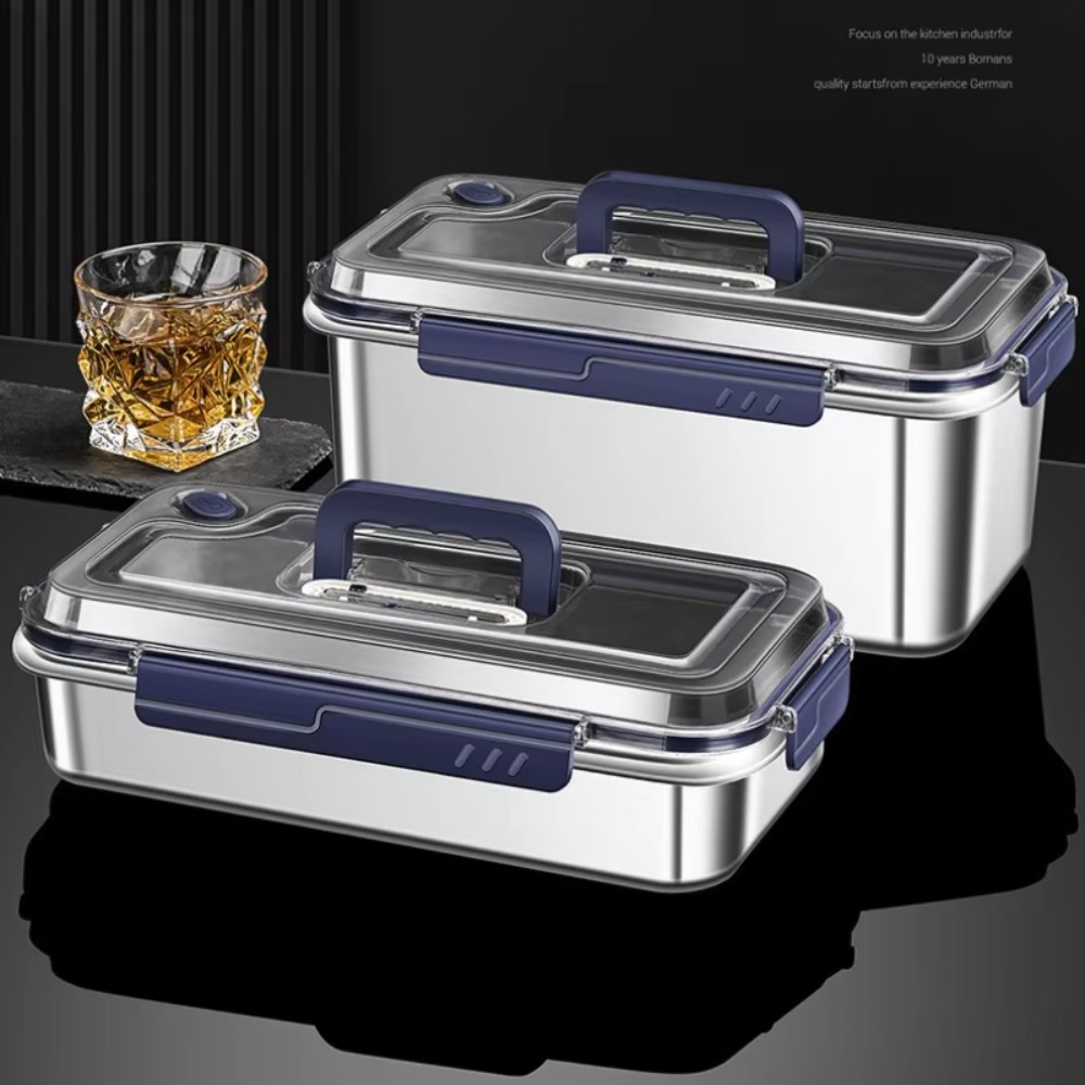 Kitchen Baking Tray Storage - Set Wadah Penyimpanan Makanan dari Baja