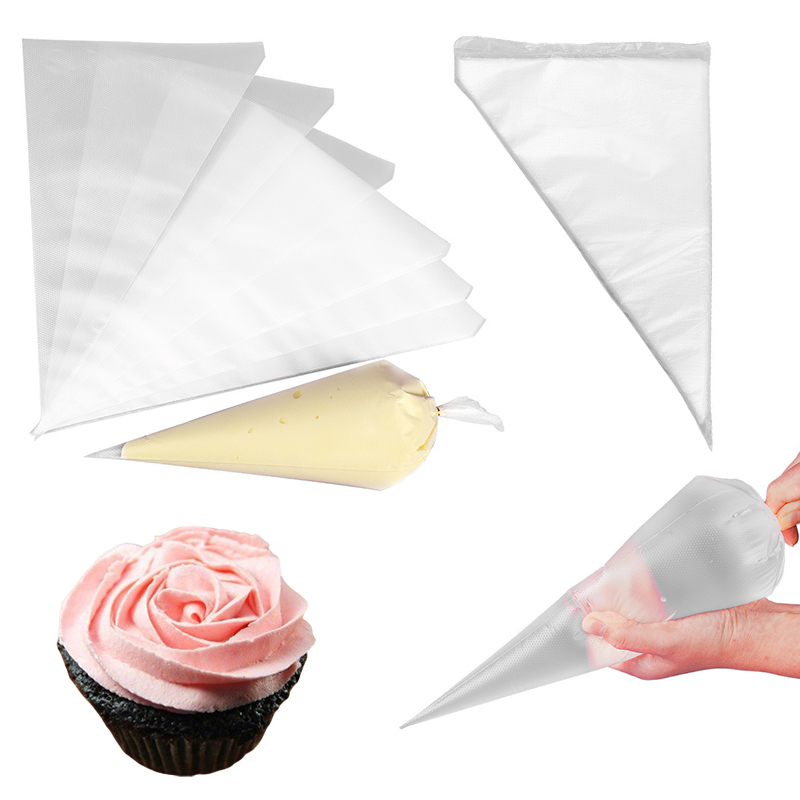 Piping Bag Disposable - 20 Buah/Set Tas Pipa Kue Sekali