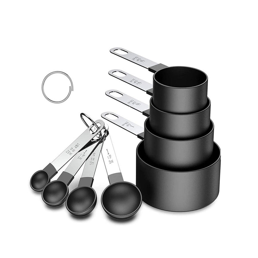 Kitchen Baking Kit - Set gelas ukur plastik, Sendok Set