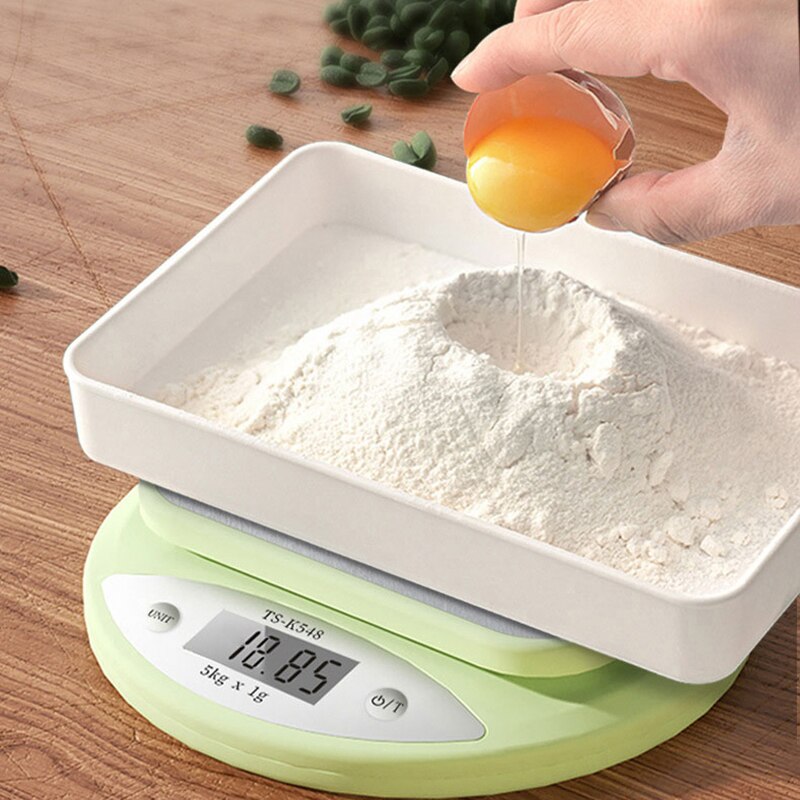 Kitchen Baking Cooking - Timbangan Dapur Digital 5kg/1g Presisi Tinggi,