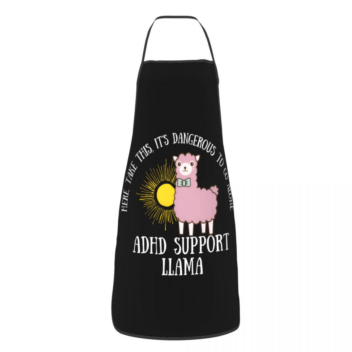 Kitchen Baking Quotes - Celemek Bib Unisex dengan Kutipan Llama