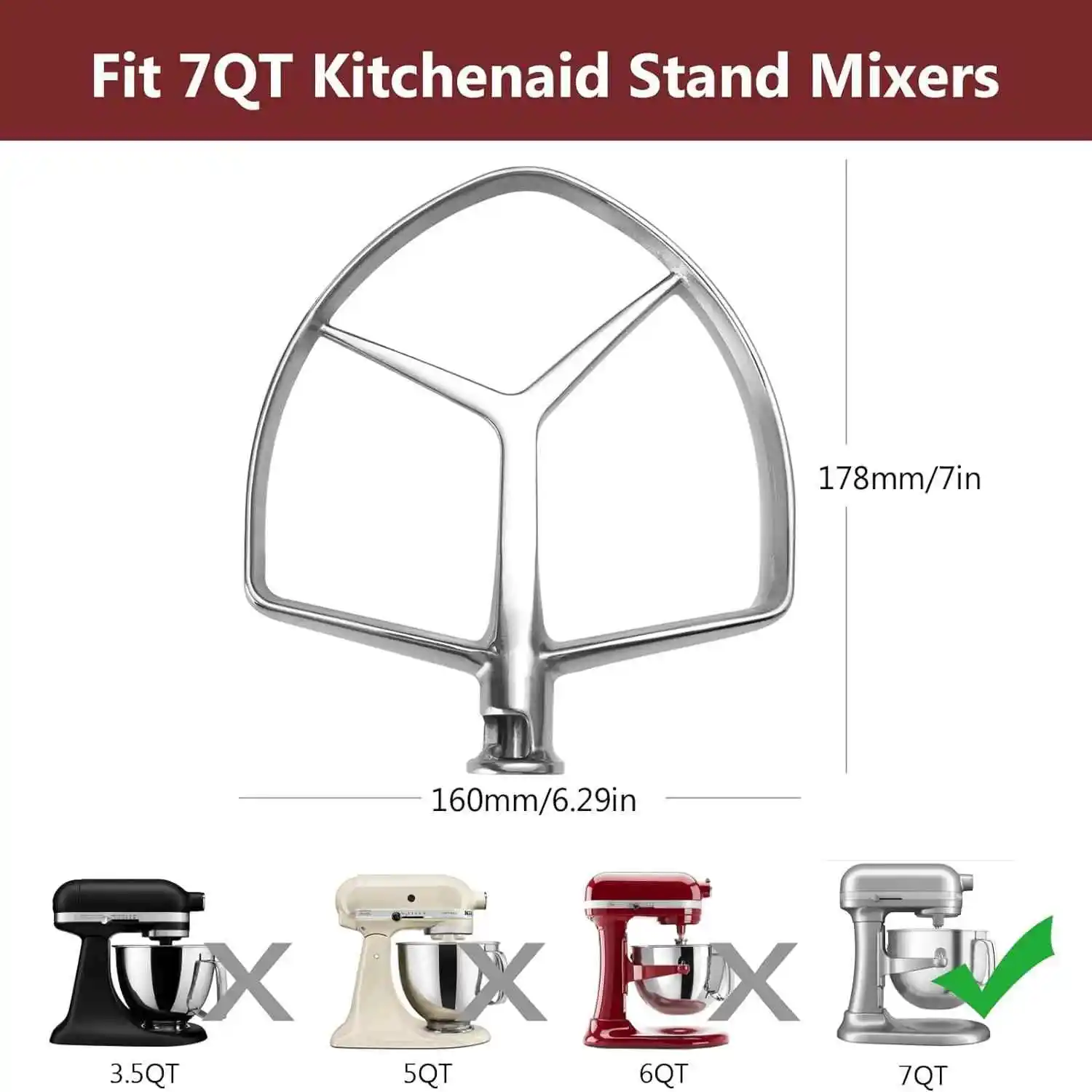 Kitchenaid Baking Set - Untuk Kitchenaid 7 quart mixer tambahan