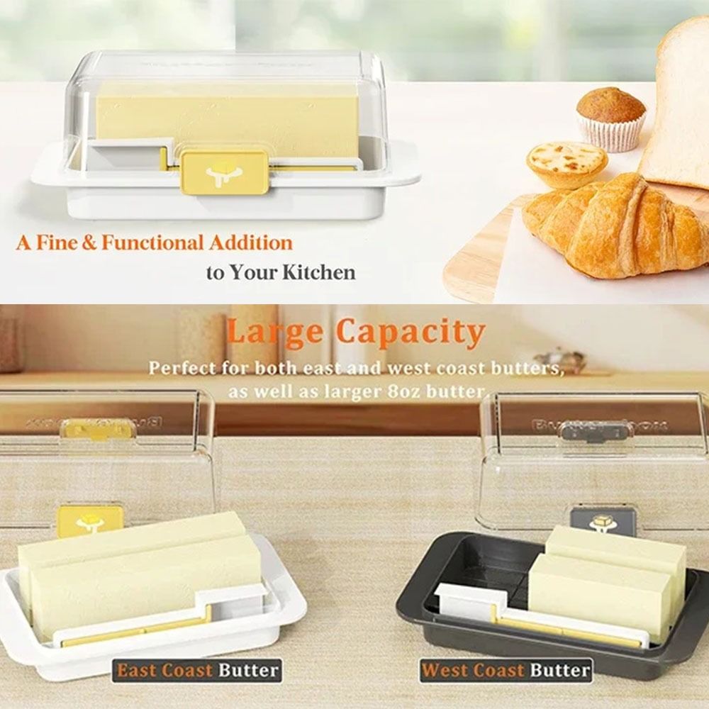 Kotak Penyimpanan Mentega Tutu - Kitchen Baking Containers ulasan dan harga