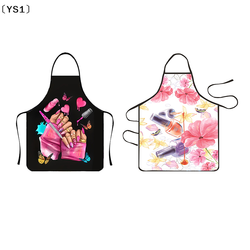 〔YS1〕Celemek Wanita Motif Cat  - Kitchen Baking Cooking ulasan dan harga