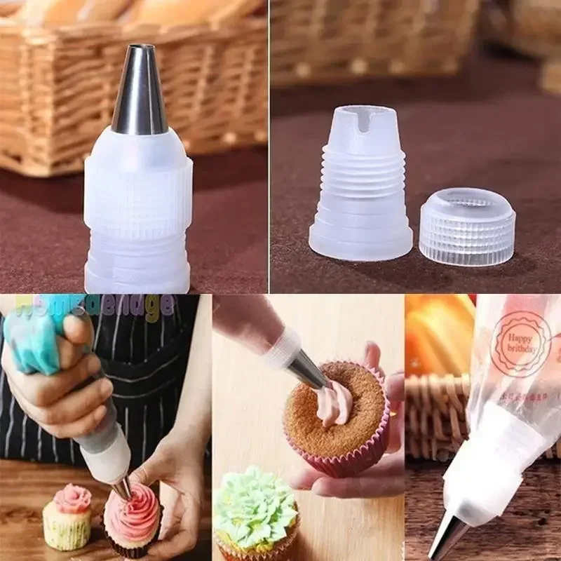 5-20 Buah Adaptor Coupler Tas  - Piping Bag Disposable ulasan dan harga