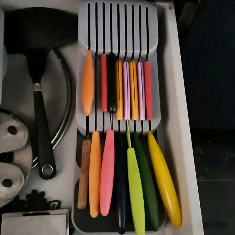 Kotak Penyimpanan Pisau Prakti - Kitchen Baking Tray Storage ulasan dan harga