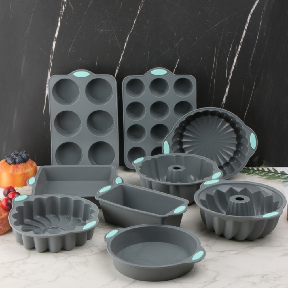 Cetakan Kue Silikon Tahan Pana - Kitchen Oven Baking Pans ulasan dan harga