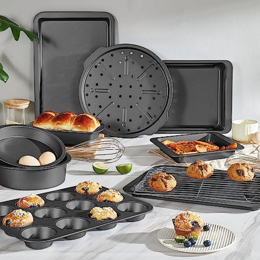Set Peralatan Panggang, Set Lo - Kitchen Oven Baking Pans ulasan dan harga