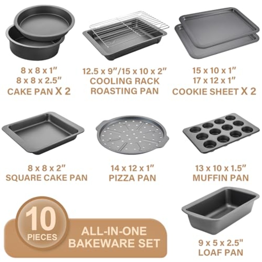 Set Peralatan Panggang, Set Lo - Kitchen Oven Baking Pans ulasan dan harga