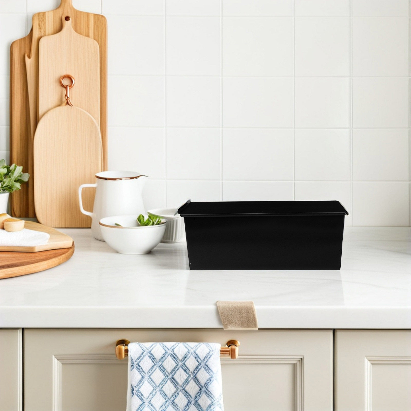 1 Buah Loyang Roti Hitam denga - Kitchen Oven Baking Pans ulasan dan harga