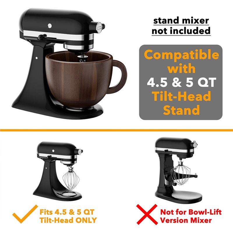 ABWM-Mixer Mangkuk Kayu Untuk  - Kitchenaid Baking Set ulasan dan harga