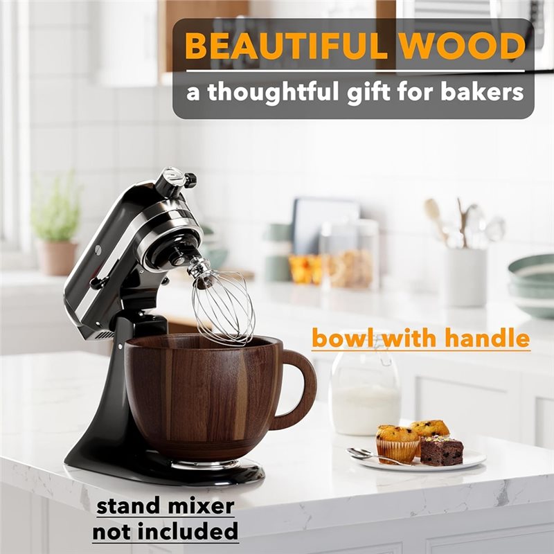 ABWM-Mixer Mangkuk Kayu Untuk  - Kitchenaid Baking Set ulasan dan harga