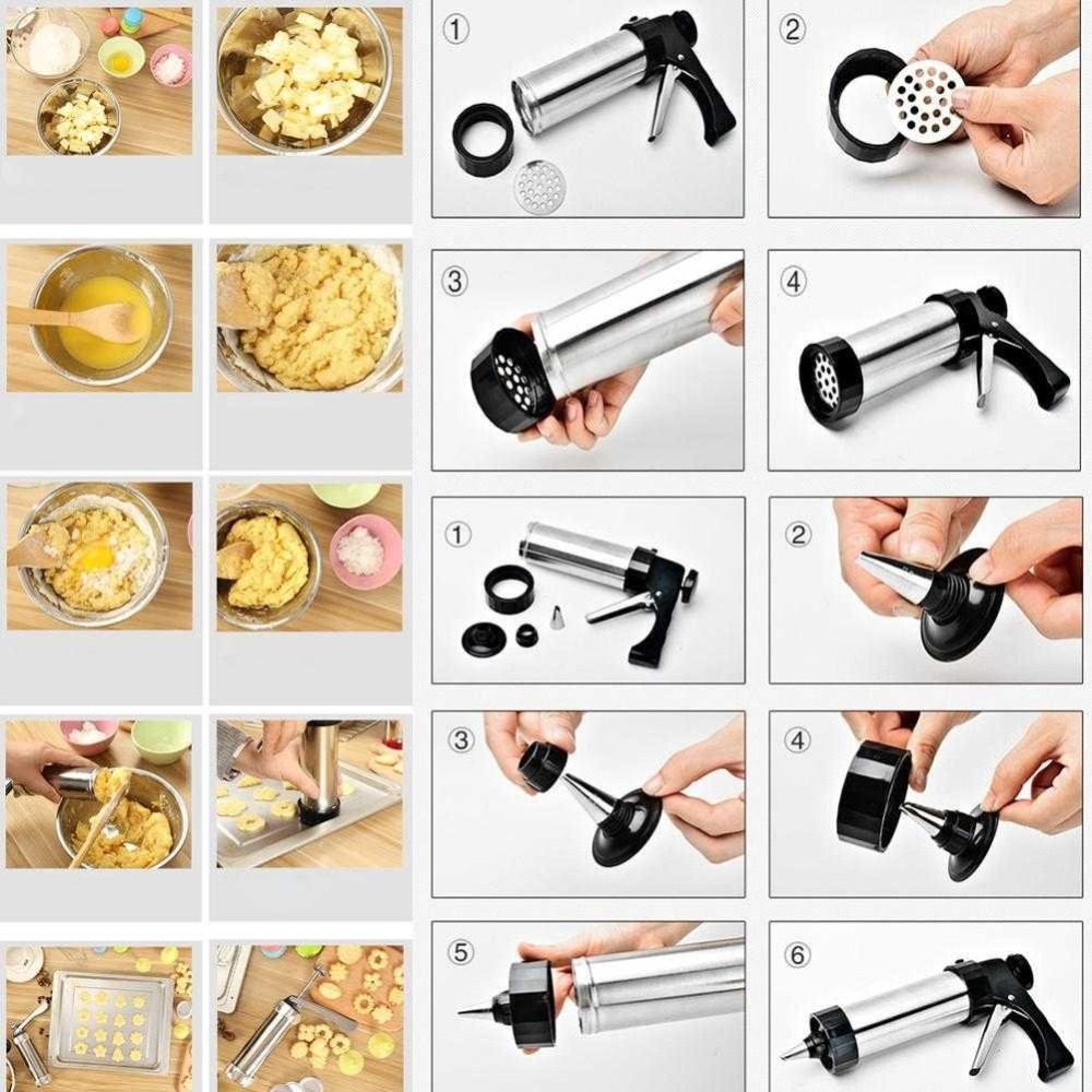 LMETJMA Kit Tekan Kue Set Sena - Piping Bag Disposable ulasan dan harga