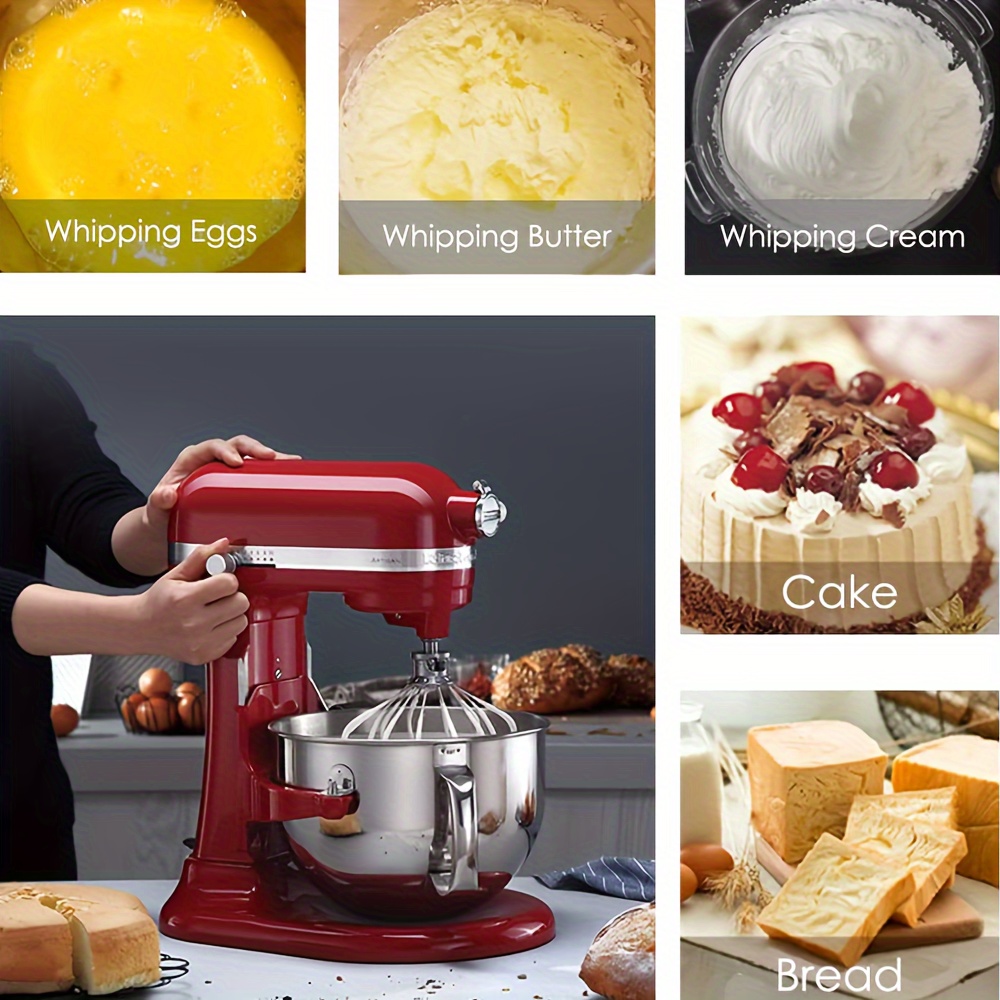 KN256WW 6QT Cambuk Kawat Baja  - Kitchenaid Baking Set ulasan dan harga