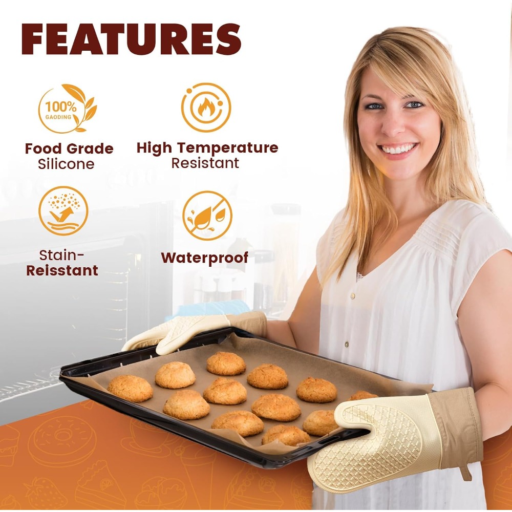 Sarung Tangan Oven Tahan Panas - Kitchen Oven Baking Pans ulasan dan harga