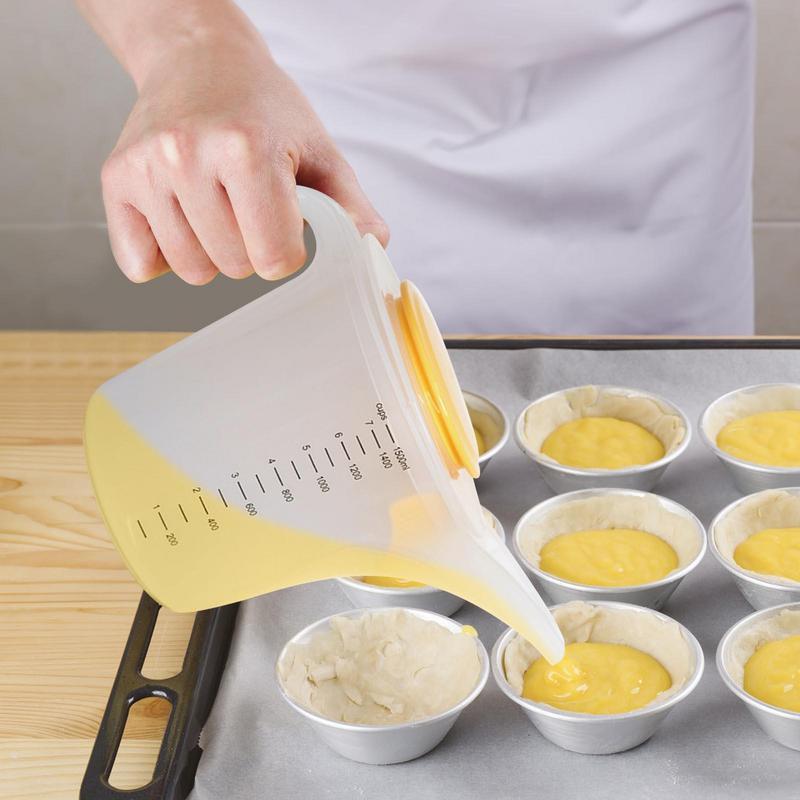 1500Ml Cangkir Pencampur Kue D - Kitchen Baking Containers ulasan dan harga