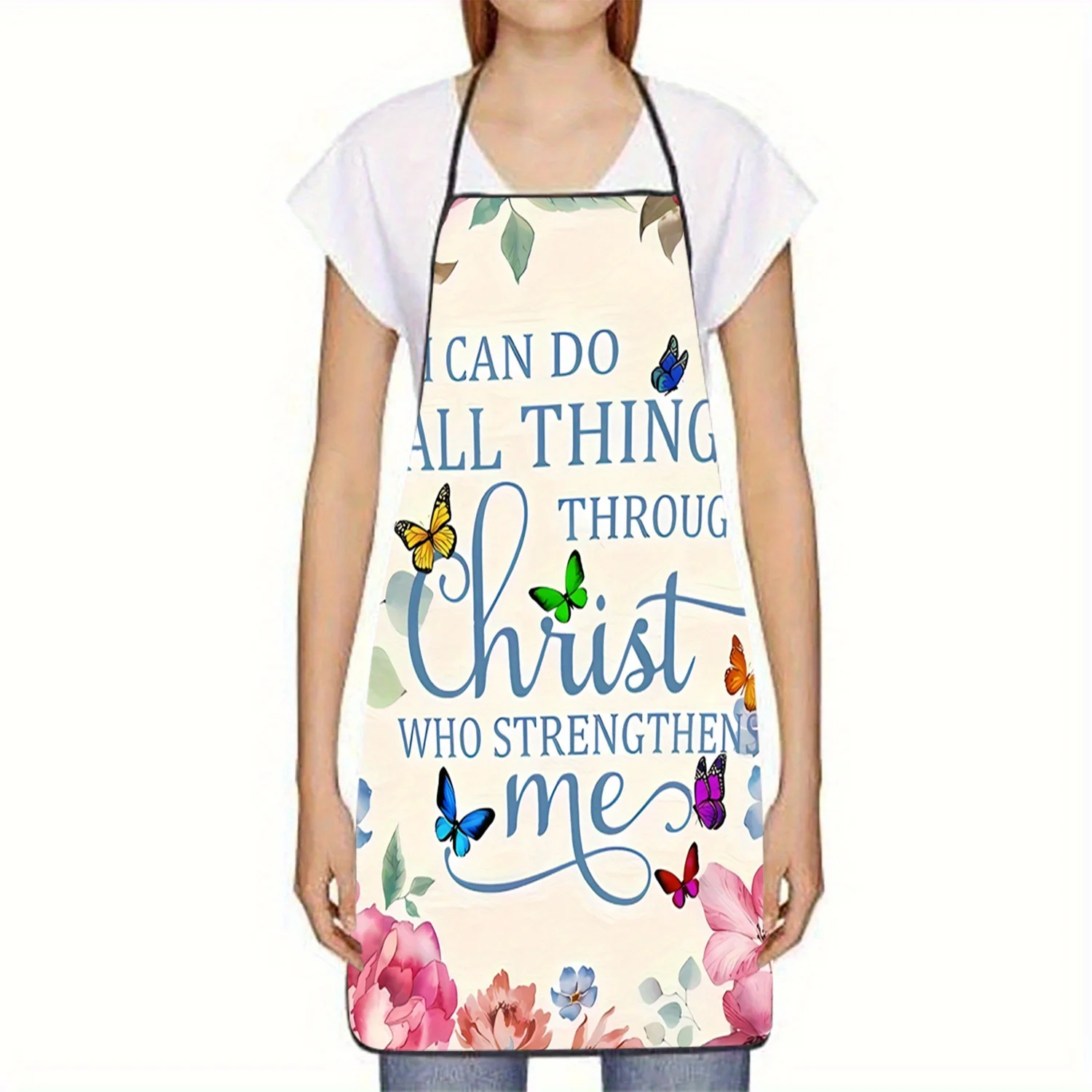 1 buah celemek poliester tanpa - Kitchen Baking Quotes ulasan dan harga