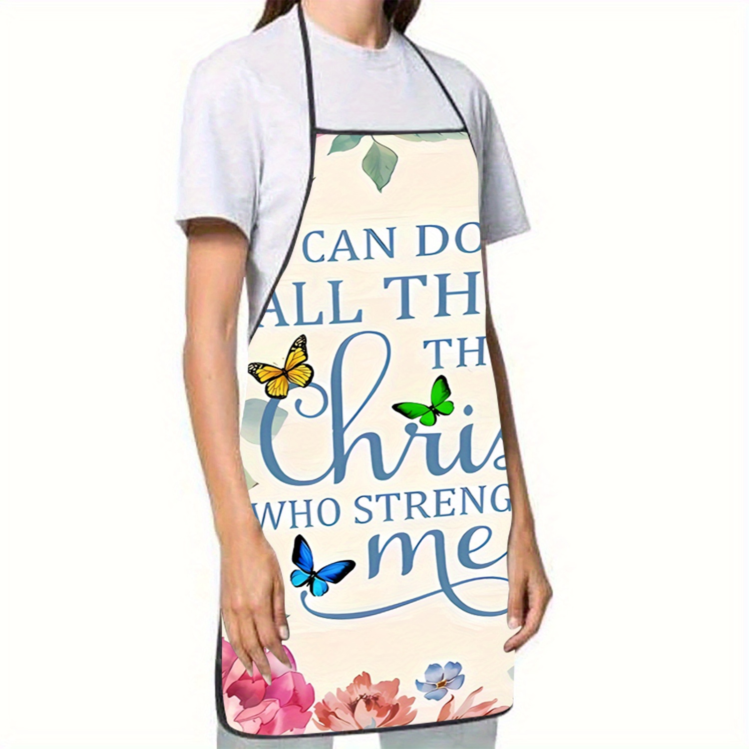 1 buah celemek poliester tanpa - Kitchen Baking Quotes ulasan dan harga