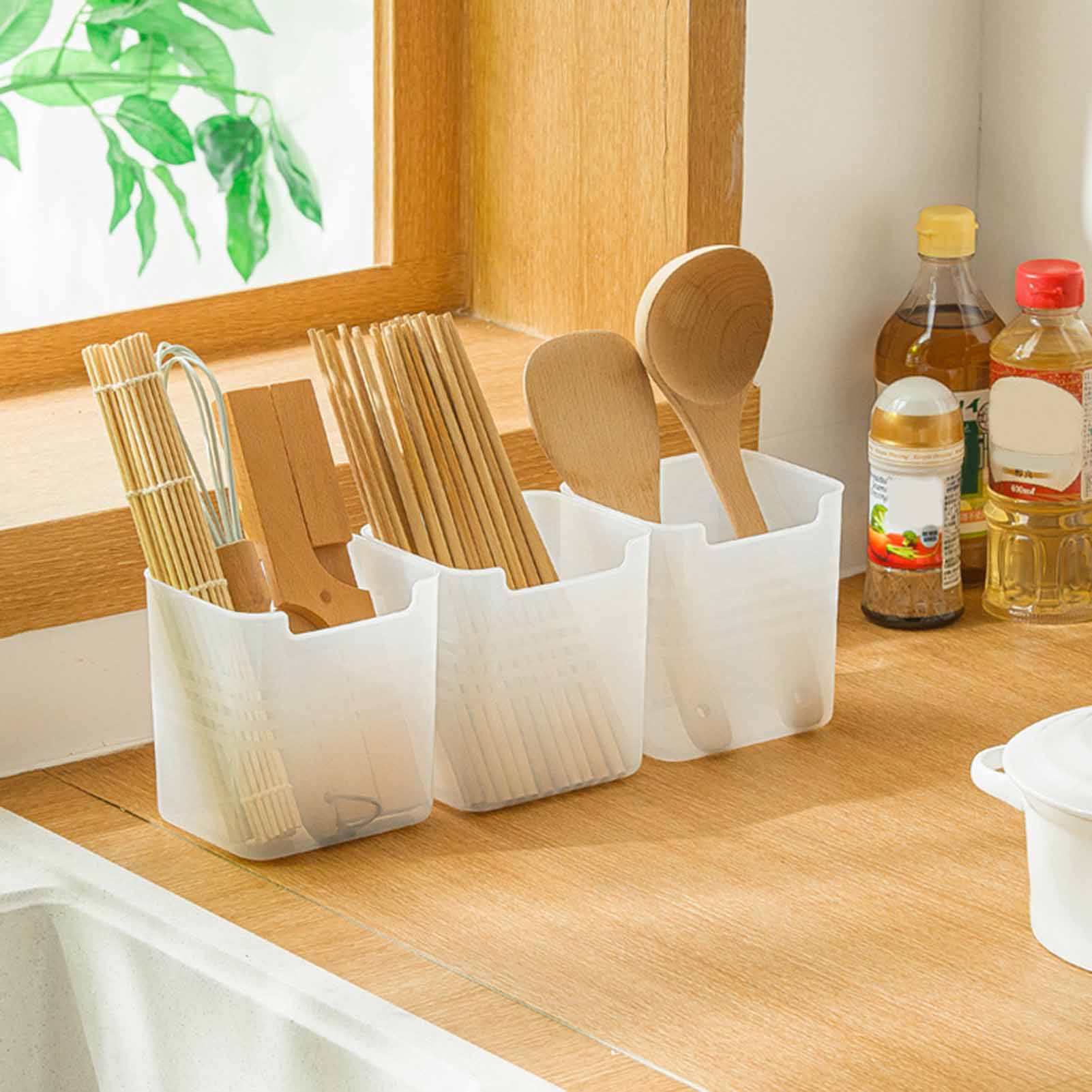 3 Buah Keranjang Penyimpanan D - Kitchen Baking Tray Storage ulasan dan harga