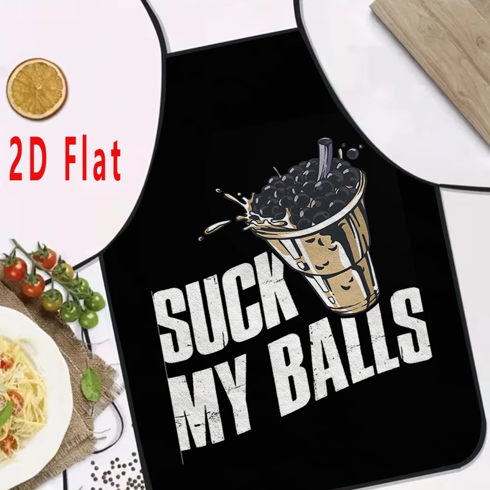Celemek Chef Lucu untuk Pria W - Kitchen Baking Quotes ulasan dan harga