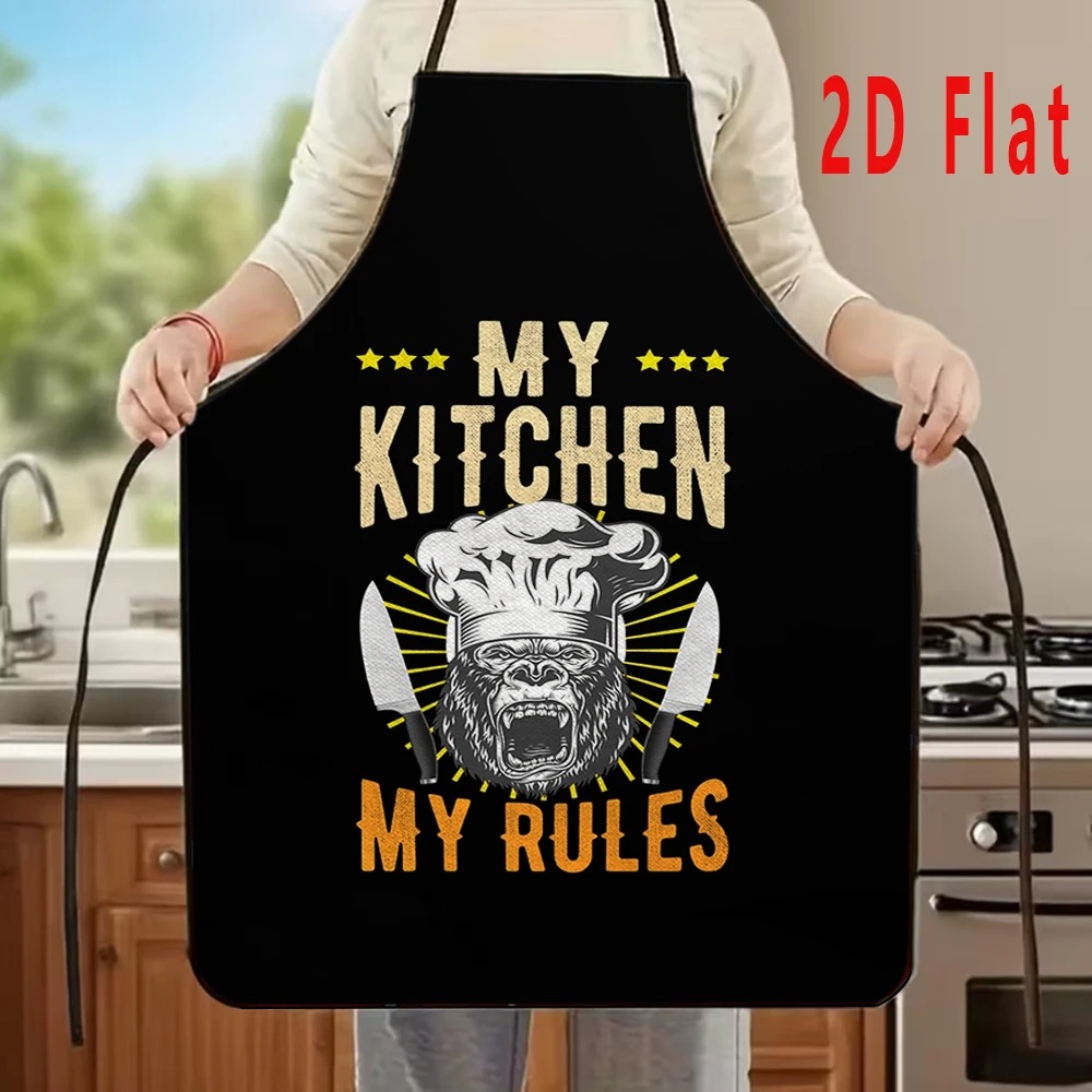 Celemek Chef Lucu untuk Pria W - Kitchen Baking Quotes ulasan dan harga