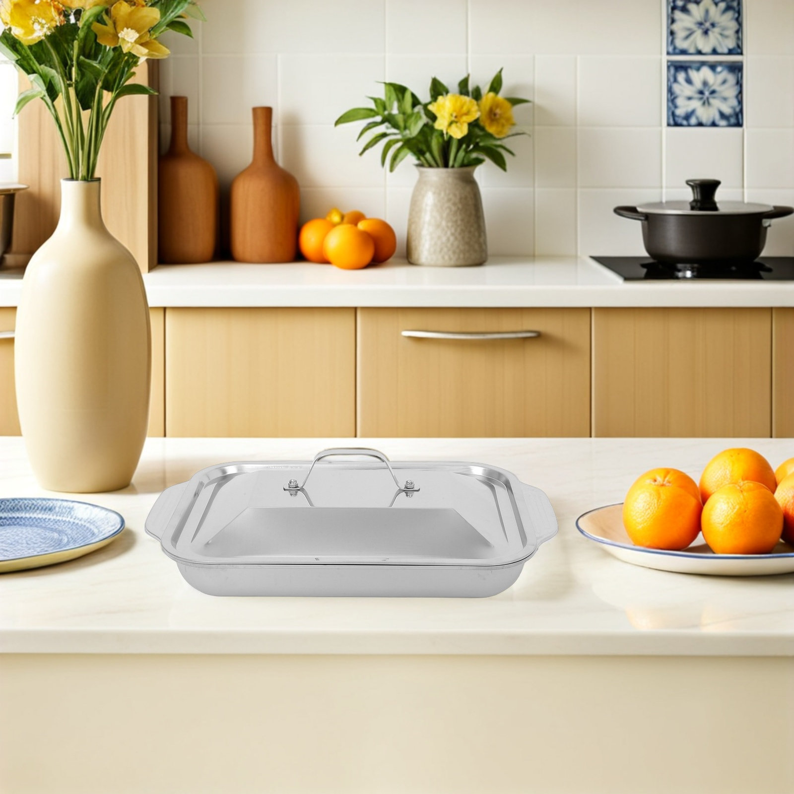 Nampan Panggang Persegi Panjan - Kitchen Oven Baking Pans ulasan dan harga