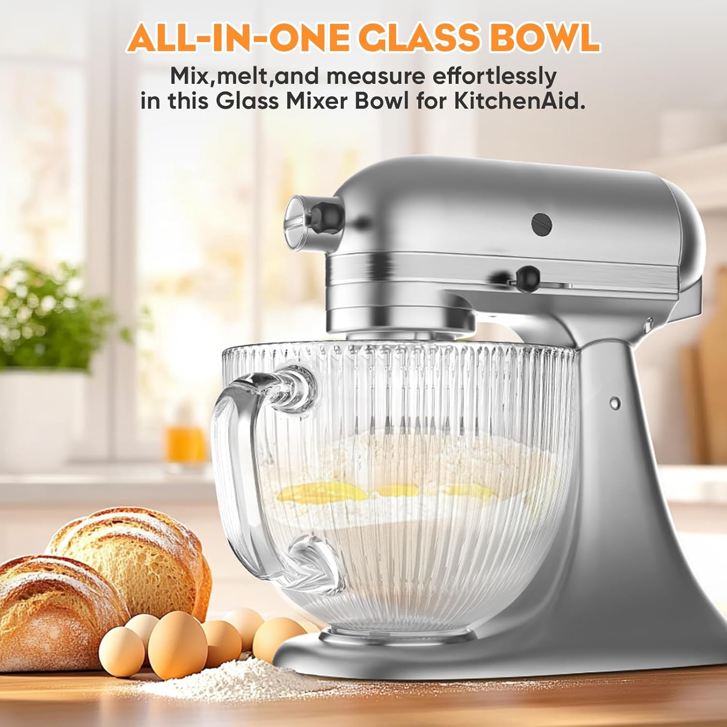 Mangkuk Kaca GVODE untuk Mixer - Kitchenaid Baking Set ulasan dan harga
