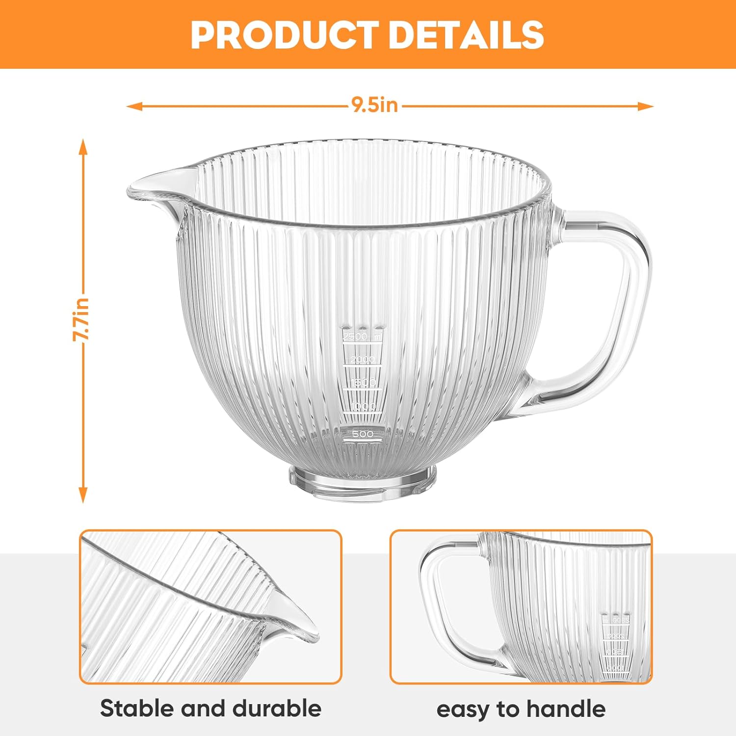 Mangkuk Kaca GVODE untuk Mixer - Kitchenaid Baking Set ulasan dan harga