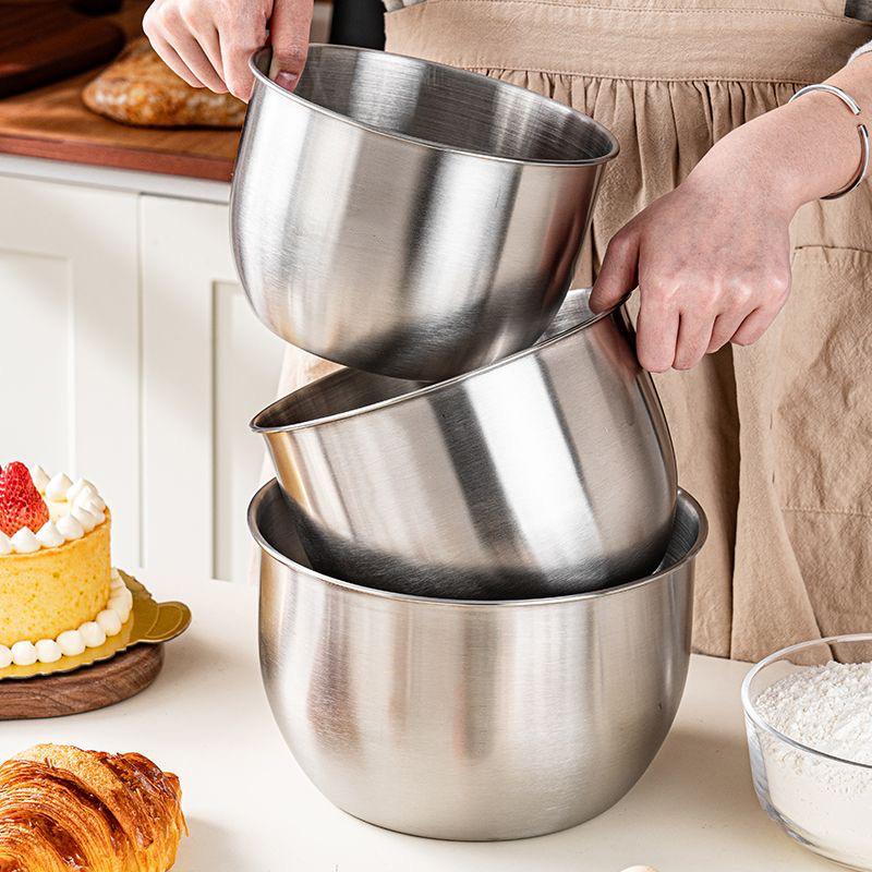 1 Buah Mangkuk Pencampur Baja  - Kitchen Baking Containers ulasan dan harga