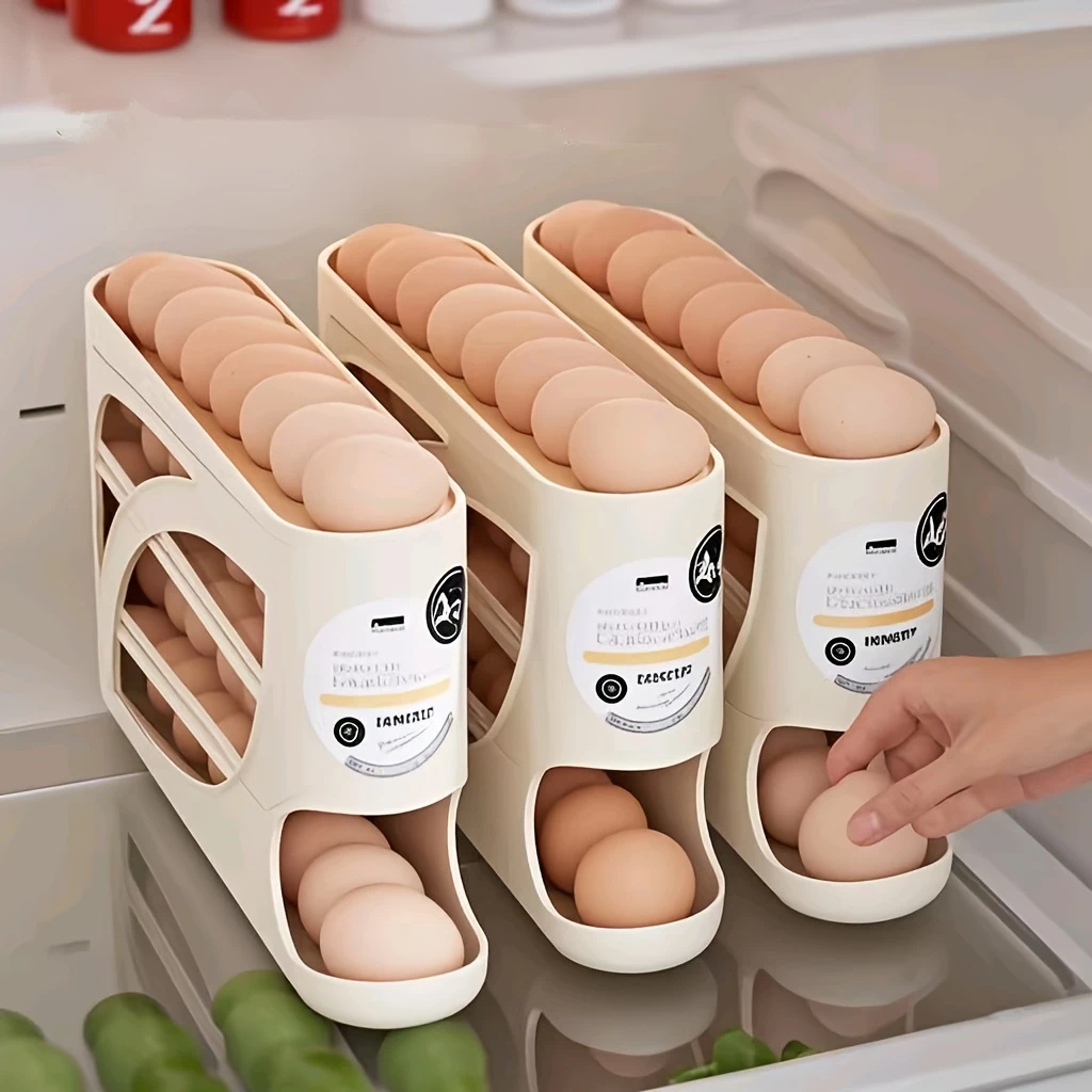 Kotak Penyimpanan Telur Beroda - Kitchen Baking Tray Storage ulasan dan harga