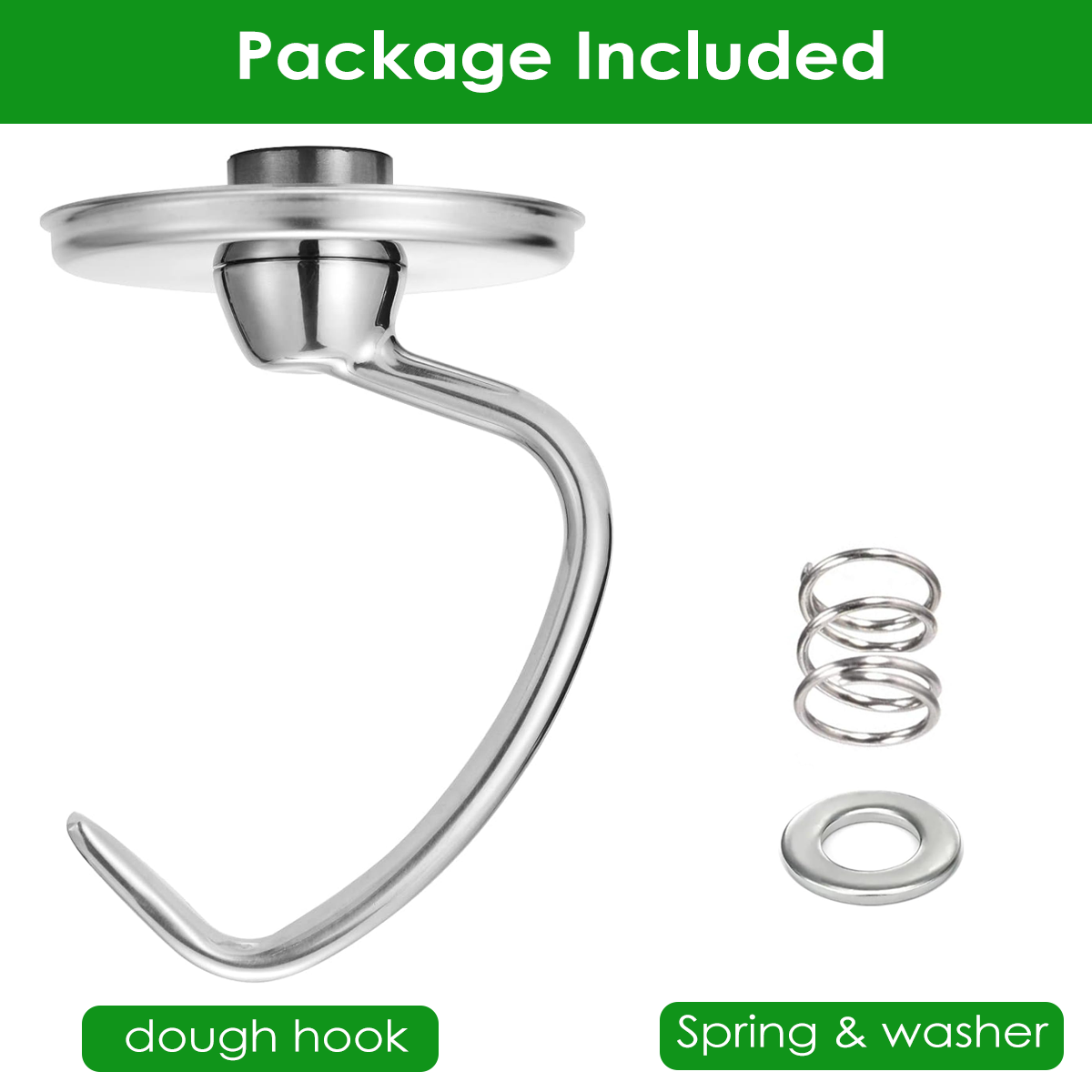 Hook Adonan Stainless Steel de - Kitchenaid Baking Set ulasan dan harga