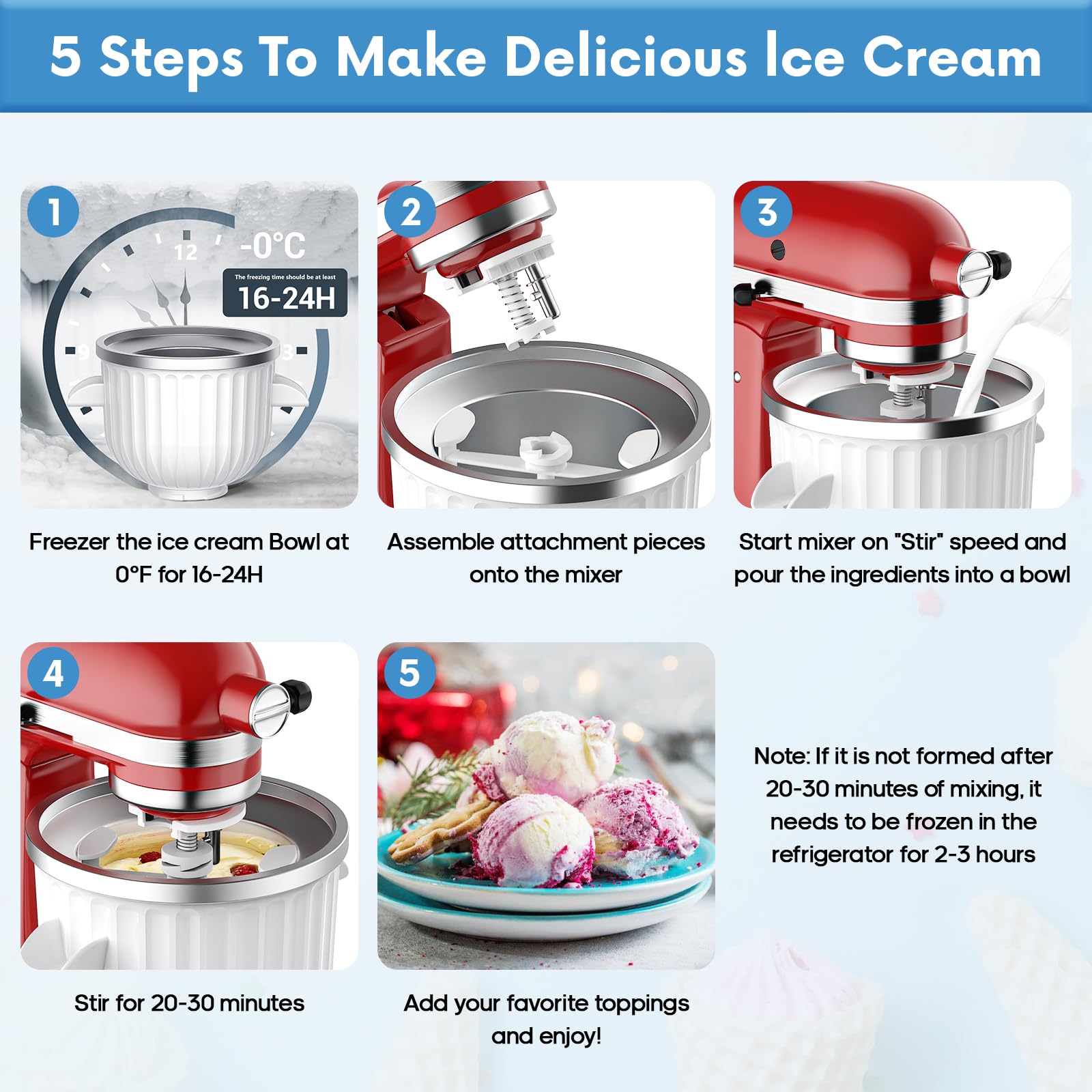 Aksesoris Pembuat Es Krim 2 Qu - Kitchenaid Baking Set ulasan dan harga