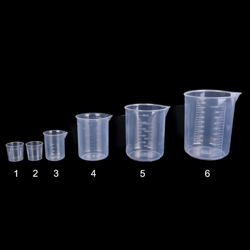 6Pcs Set Gelas Ukur Plastik -  - Kitchen Baking Kit ulasan dan harga