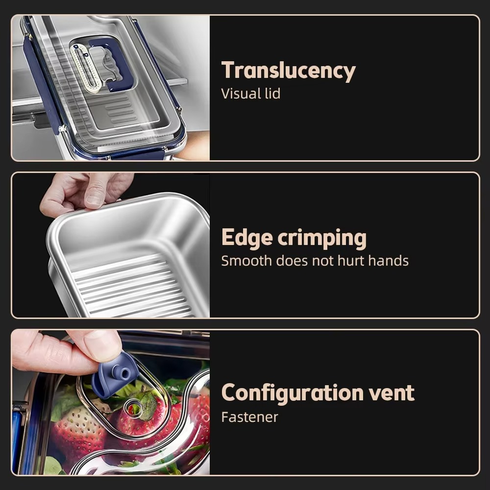 Set Wadah Penyimpanan Makanan  - Kitchen Baking Tray Storage ulasan dan harga